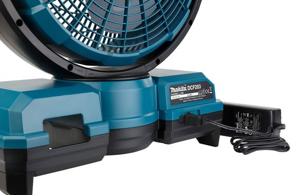 Вентилятор акумуляторний Makita DCF203Z (235 мм, 2-3.1 м/с, LXT, AC, без акумуляторів та зарядного пристрою) | Зображення 7
