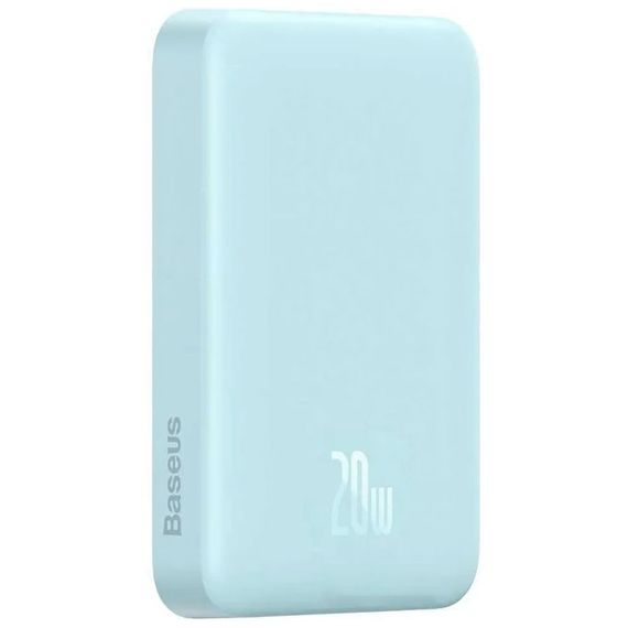 Портативний ЗП Power Bank Baseus Magnetic Mini OS 20W c БЗП 10000 mAh (PPCX110105) Blue | Зображення 3
