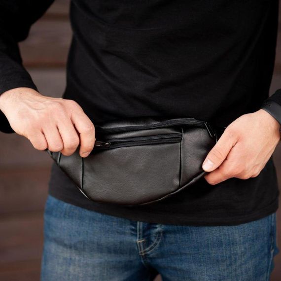 Бананка на блискавці, Чоловіча бананка для хлопця, Бананка на стегнах Функціональна сумка YQ-48 | Зображення 3