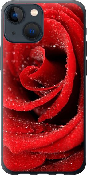 Чехол на iPhone 13 Mini Красная роза "529u-2373-17620"