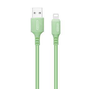 Кабель USB Lightning ColorWay CW-CBUL042-GR 2,4A 1м зелений