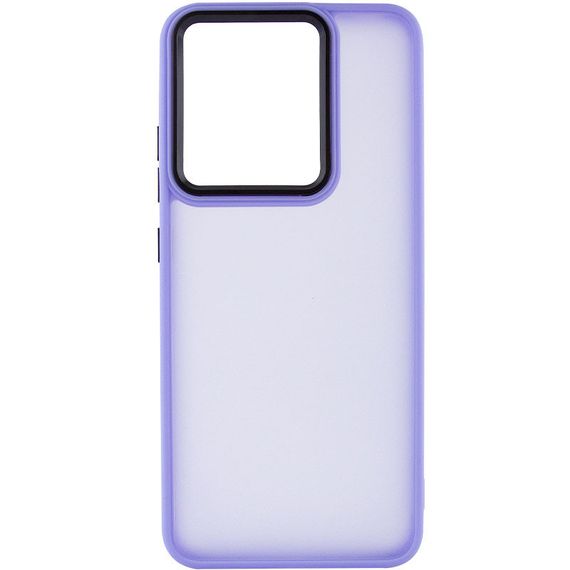 Чохол TPU+PC Lyon Frosted для Motorola Moto E40 Purple | Зображення 1