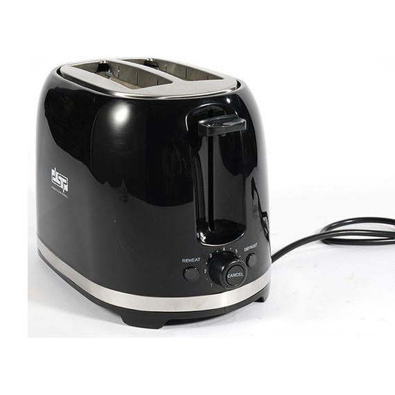 Тостер електричний автоматичний DSP KC-2045 чорний на 2 тоста 850W (KC-2045_772) | Зображення 1