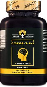 Омега-3-6-9 риб&#039;ячий жир, Оmega-3-6-9, Apnas Natural, 100 капсул