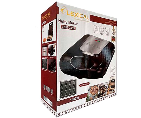 Горішниця електрична класична для дому на 24 горіхи Lexical 1400W чорна (LNM-2455_978) | Зображення 3