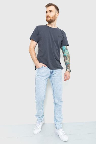 Джинсы мужские Slim  цвет голубой 157R37-21-004 | Зображення 1