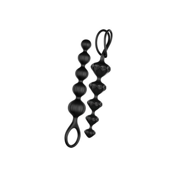 Набор анальных цепочек Satisfyer Love Beads, черный Sex Aura