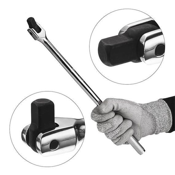 Вороток із шарніром 1/2", 375 мм INTERTOOL ET-10331 | Зображення 3