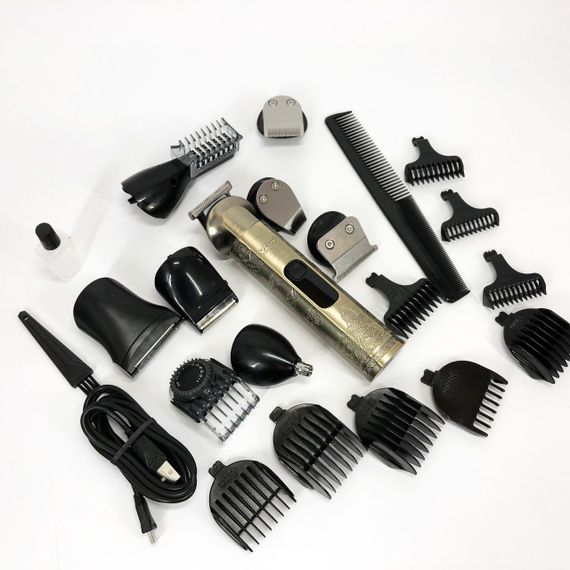 Чоловічий набір VGR V-110 8 в 1, Машинка для стрижки голови, Машинка для стрижки для дому | Зображення 9