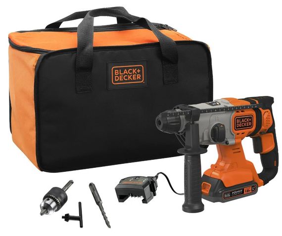 Перфоратор акумуляторний Black&Decker з АКБ та ЗП BCD900D1S | Зображення 4
