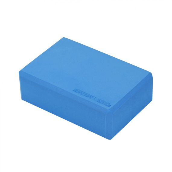 Блок для йоги SportVida EVA 23 x 15 x 7.6 см SV-EZ0069 Blue | Зображення 1