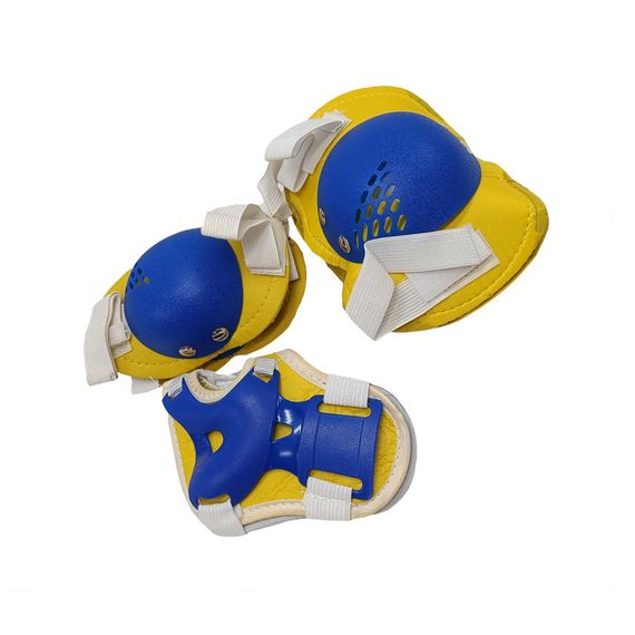 Комплект захисний дитячий MS 0032-2(Yellow) наколінники, налокітники, зап'ястя