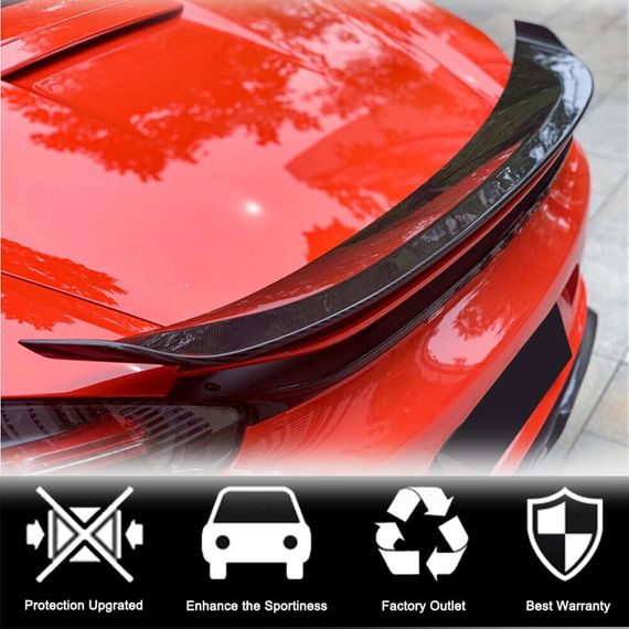 Спойлер V2 (для Boxster, Карбон) для Porsche Boxster/Cayman 982 (718) 2016- рр | Зображення 2