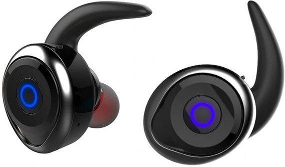 Бездротові Bluetooth навушники Awei T1 Black | Зображення 1