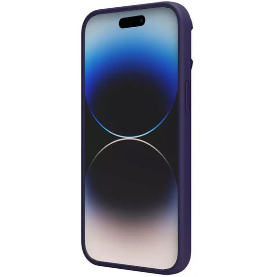 Чехол Silicone Nillkin LensWing Magnetic для Apple iPhone 14 Pro Max (6.7") MagSafe, Фиолетовый / Deep Purple | Зображення 3