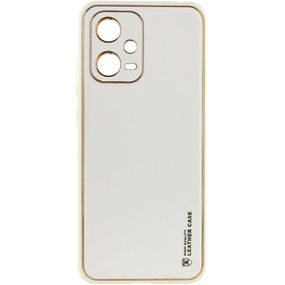 Шкіряний чохол Xshield для Xiaomi Poco X5 5G / Redmi Note 12 5G Білий / White