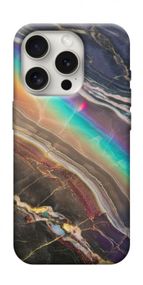 Чохол з картинкою Райдужний мармур для Apple iPhone 16 Pro (6.3")