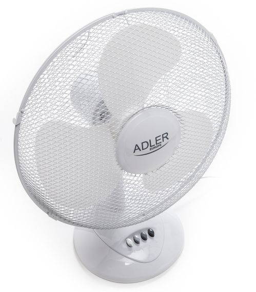 Вентилятор настільний Adler AD 7304, 40 см, 90 Вт, 3 швидкості, з поворотом і нахилом | Зображення 1