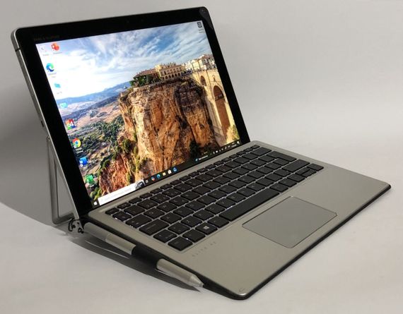 Нетбук-трансформер HP Elite x2 1012 G2 / 12.3" (2736x1824) IPS Touch / Intel Core i5-7300U (2 (4) ядер по 2.6 - 3.5 GHz) / 8 GB DDR3 / 256 GB SSD / Intel HD Graphics 620 / WebCam / Win 10 Pro б/в + Подарунок Флеш-накопичувач Kingston 64 ГБ | Зображення 5
