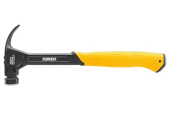 Молоток DeWalt CURVE-CLAW суцільнометалева вага головки 567 г (DWHT51009-0)