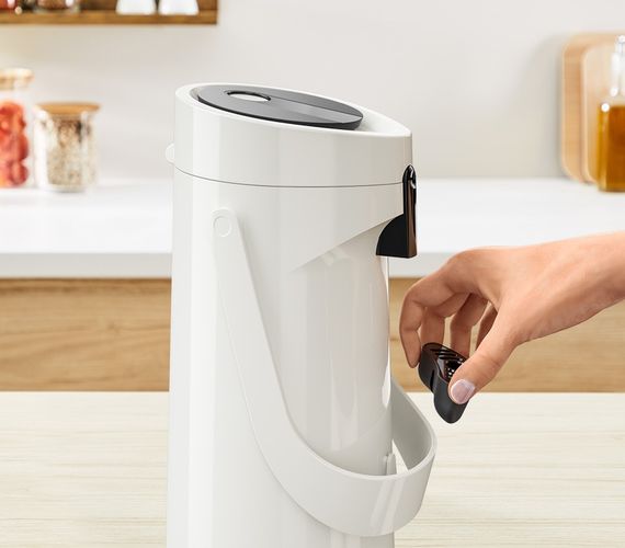 Термос Tefal Ponza Pump, 1.9л, пластик, скло, білий (K3140214) | Зображення 8