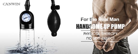 Вакуумна помпа з манометром CANWIN Penis Pump Men - P228 Sex Aura | Зображення 8