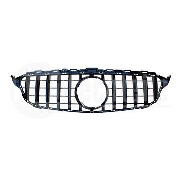 Решетка радиатора Mercedes Benz W205 14-18 (глянц.чёрн. GTR), AutoTechteile, 140 8805, 140 8801
