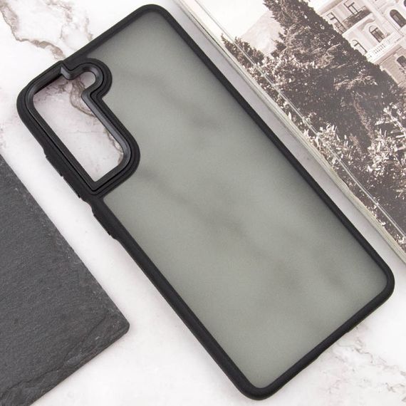 Чохол TPU+PC Lyon Frosted для Samsung Galaxy S22 Black | Зображення 3