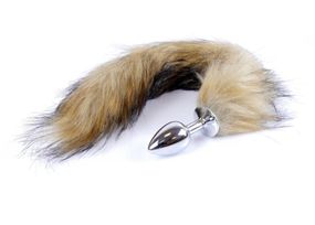 Анальна пробка - Fox Tail Brown, XL