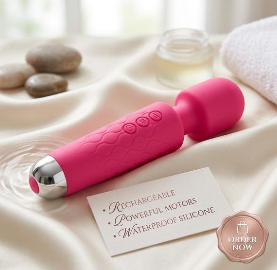Мікрофон вібратор "Wireless Wand Massager", 20 режимів, рожевий Sex Aura | Зображення 2
