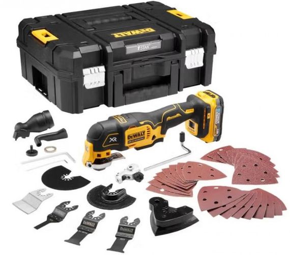 Багатофункціональний інструмент акумуляторний DeWALT безщітковий з АКБ та ЗП DCS356S2T | Зображення 1