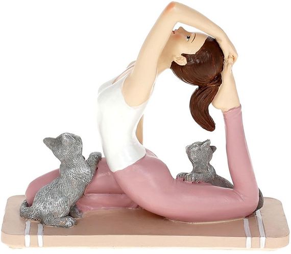 Декоративная статуэтка Зарядка с Котиками 16х7х14см | Зображення 1