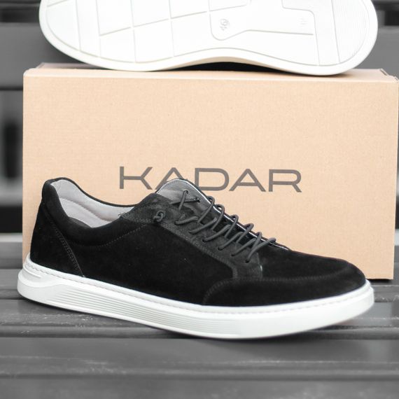 Чоловічі кеди замш чорний від Kadar 40 розмір | Зображення 8
