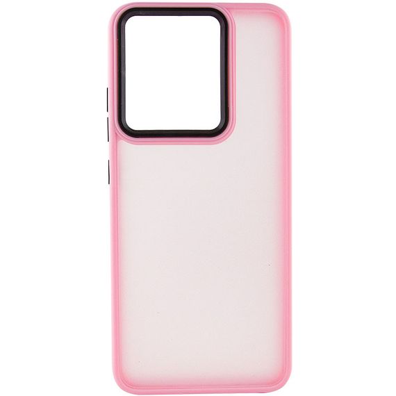 Чехол TPU+PC Lyon Frosted для Motorola Moto E40 Pink | Зображення 1