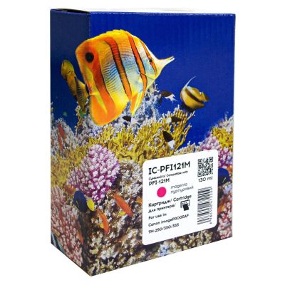 Картридж Barva Canon PFI-121M (6267C001) 130 мл, Magenta (IC-PFI121M)