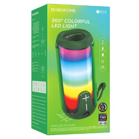 Bluetooth Колонка Borofone BR33 Pulse color sports | Зображення 1