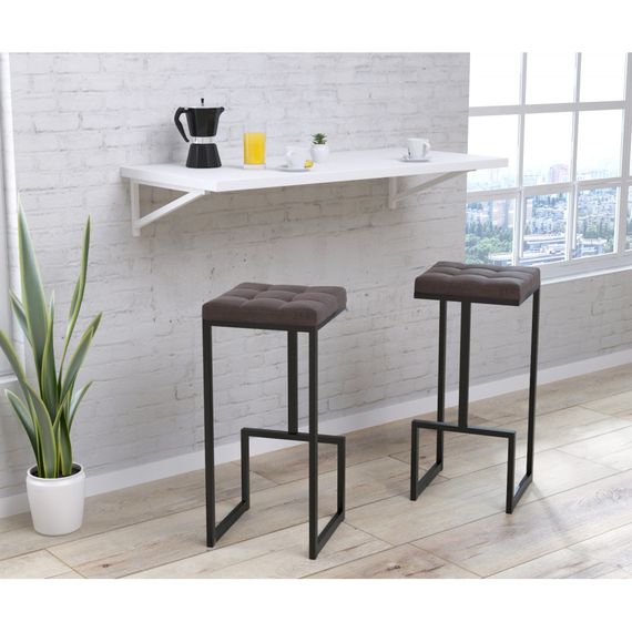 Стул барный Loft Design BS-3 soft серый | Зображення 1
