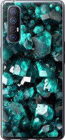 Чехол на Oppo Reno 3 Pro Кристаллы 2 "3674u-1878-17620"