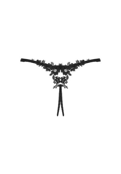 Трусики, Celia Noir crotchless thong Obsessive XS/S | Зображення 4