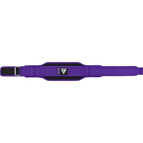 Пояс для важкої атлетики RDX RX5 Double Belt неопреновий Purpel XS | Зображення 1