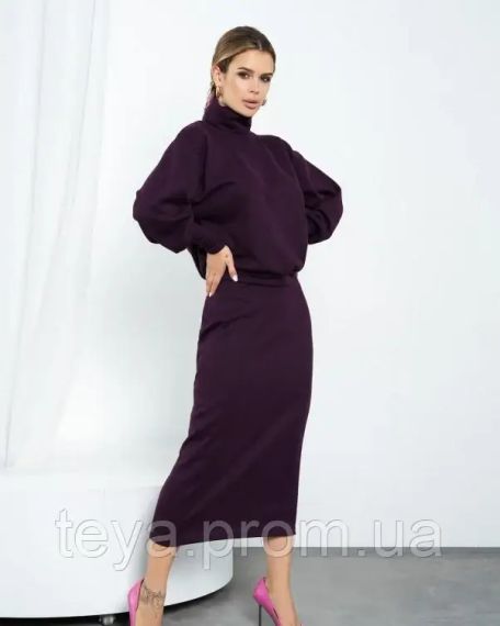 Костюм цвет фиолетовый размеры S, M, L, XL FI_008612 | Зображення 1