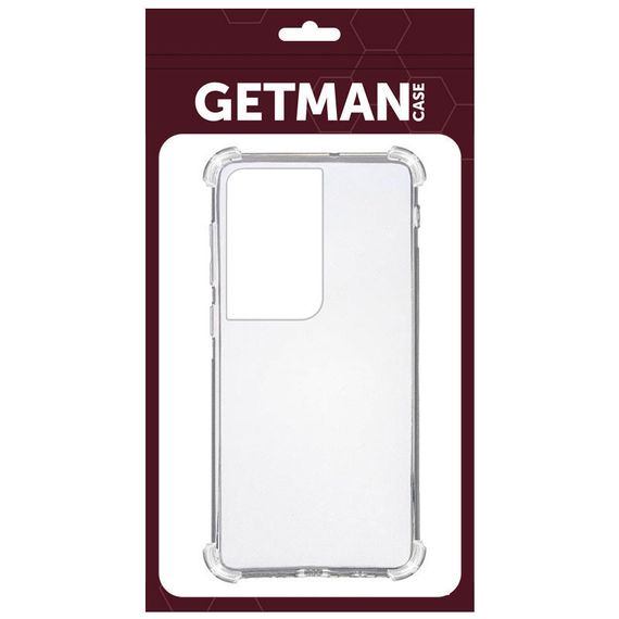 TPU чохол GETMAN Ease logo посилені кути для Samsung Galaxy S21 Ultra | Зображення 1
