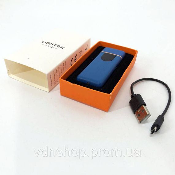 Запальничка з зарядкою акумуляторна USB ZGP ABS, Запальничка сенсорна Подарунок хлопцю QR-50 | Зображення 7