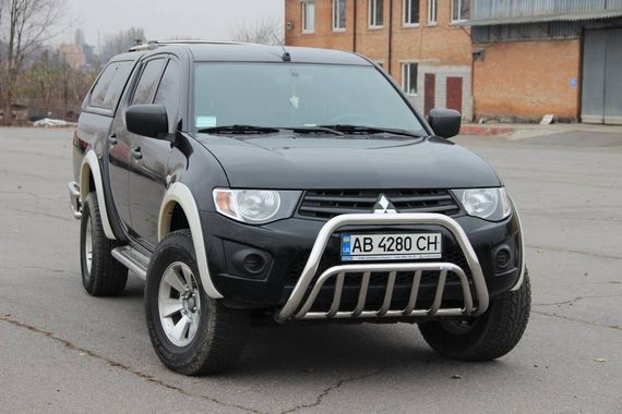 Кенгурятник WT002 (нерж) для Mitsubishi L200 2006-2015 гг | Зображення 2