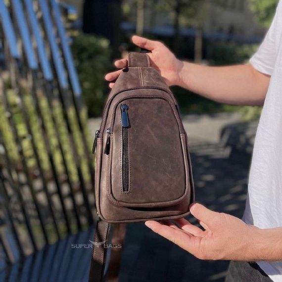 Слинг из гладкой кожи