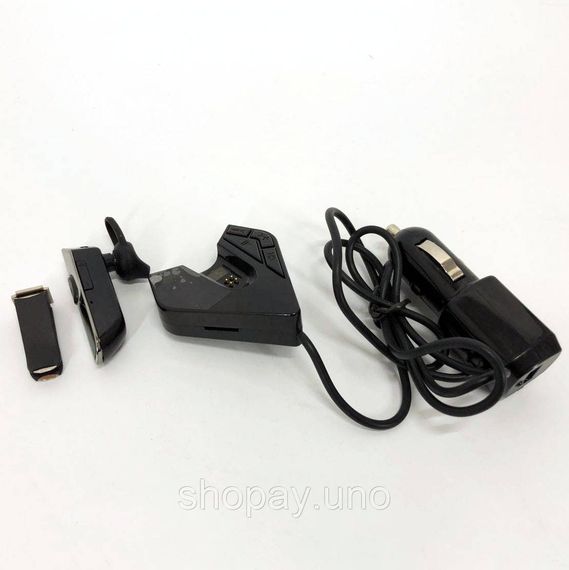 Трансмиттер FM V11 BT с Bluetooth гарнитурой модулятор, блютуз фм передатчик для автомагнитолы | Зображення 1