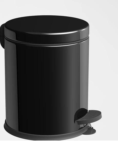 Відро для сміття з педаллю Mertinox 5 л чорне 4501.2028S.101.05 black