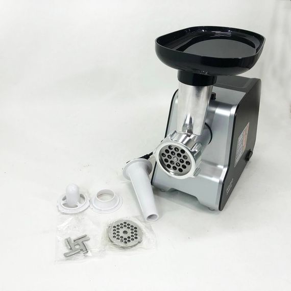 Мясорубка овощерезка соковыжималка, Мясорубка из нержавеющей стали с насадками компактная MP-77 | Зображення 8