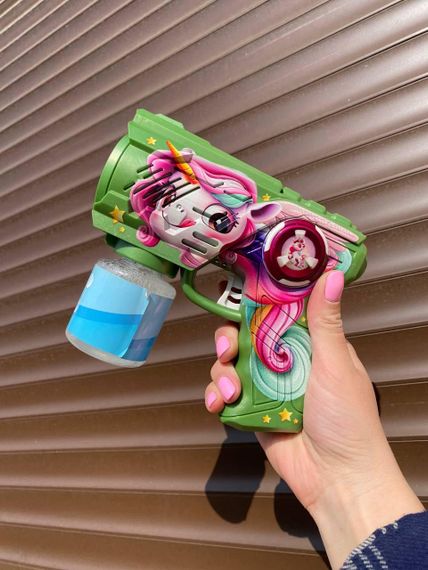 Пістолет з мильними бульбашками, генератор мильних бульбашок Єдиноріг