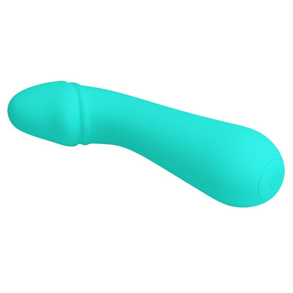 Вібратор для точки G Pretty Love Cetus 12 функцій, бірюзовий, 15 х 3.5 см Sex Aura | Зображення 7